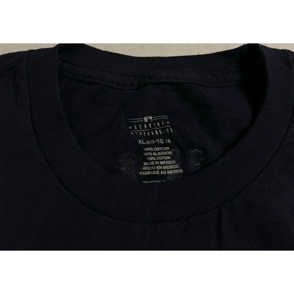 Majestic New York Yankees Babe Ruth #3 MLB Youth Jersey T-Shirt XL 18 Boys Blue